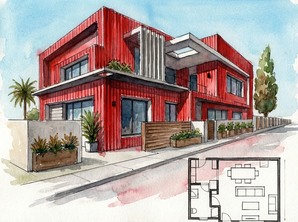 Overclad.ai Fassaden-Rendering