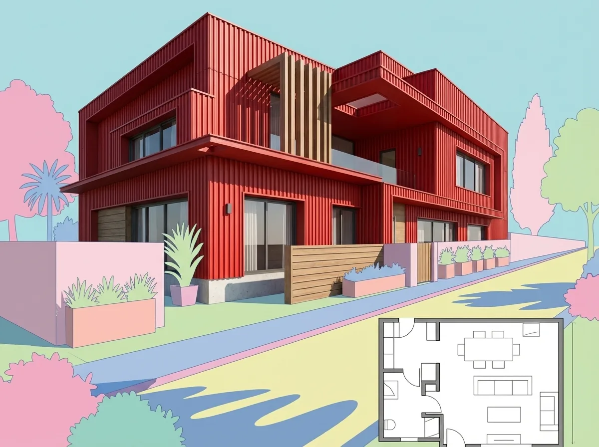 Overclad.ai Fassaden-Rendering
